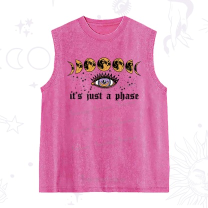 Purplehecate It's Just A Phase Washed Tank