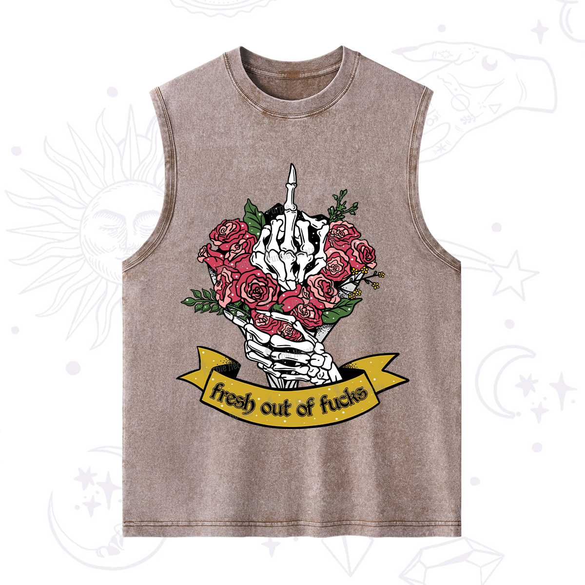 Purplehecate Fresh Out Of Fucks Washed Tank