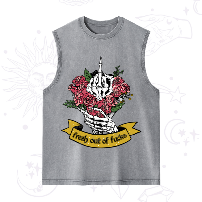 Purplehecate Fresh Out Of Fucks Washed Tank