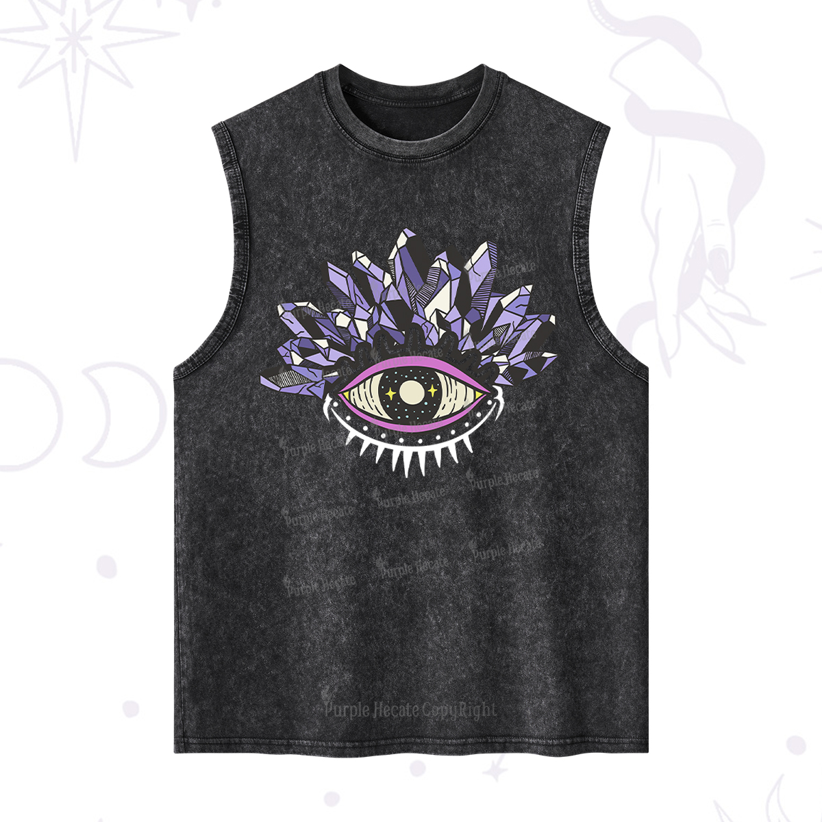 Purplehecate Crystal Eye Washed Tank