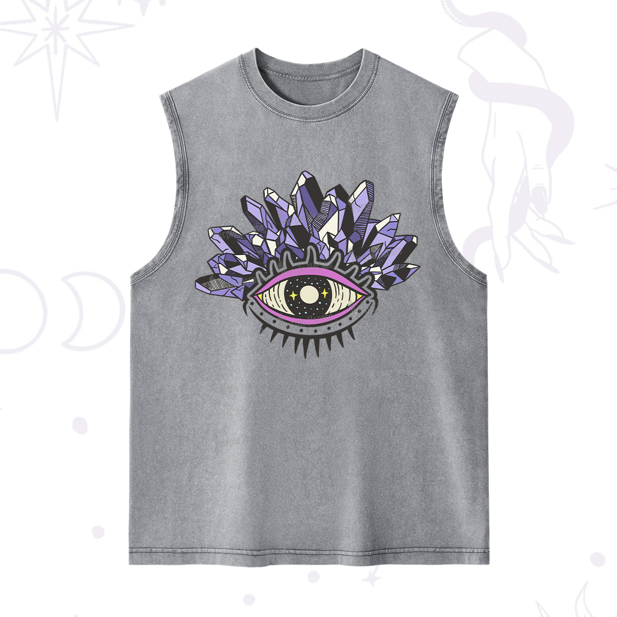 Purplehecate Crystal Eye Washed Tank