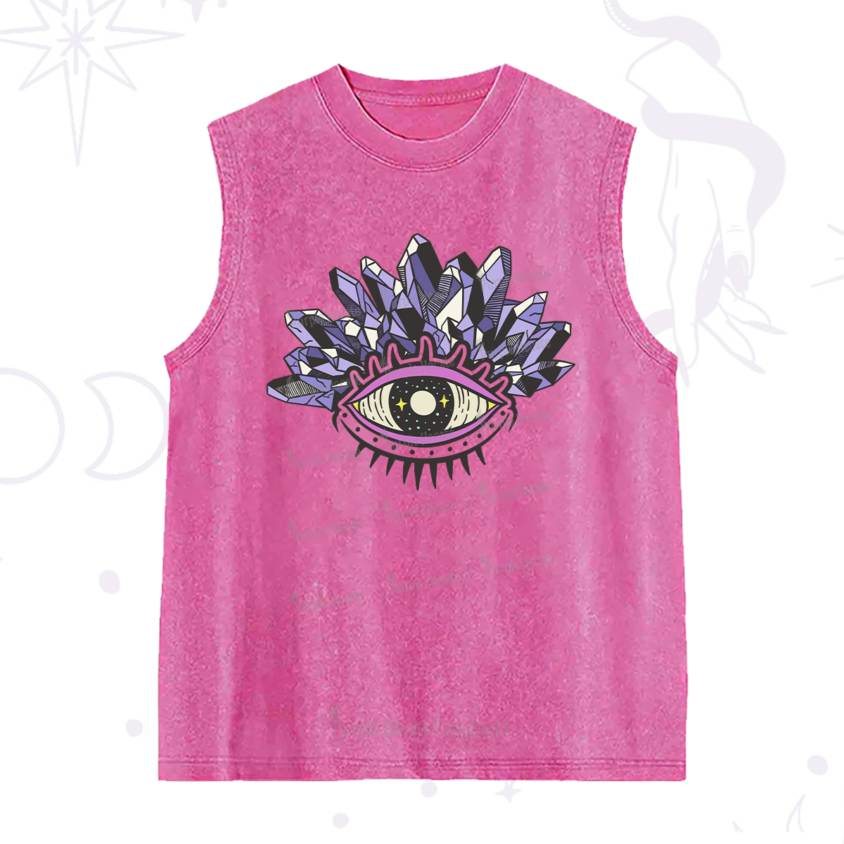 Purplehecate Crystal Eye Washed Tank