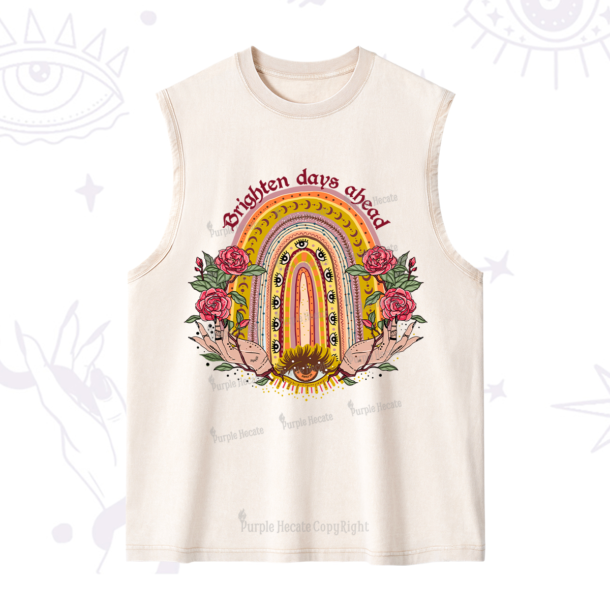 Purplehecate Brighten Days Ahead Washed Tank