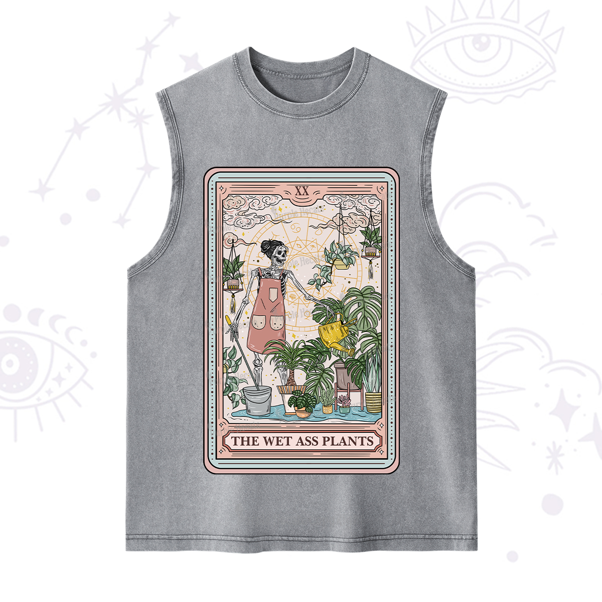 Purplehecate The Wet Ass Plants Tarot Washed Tank