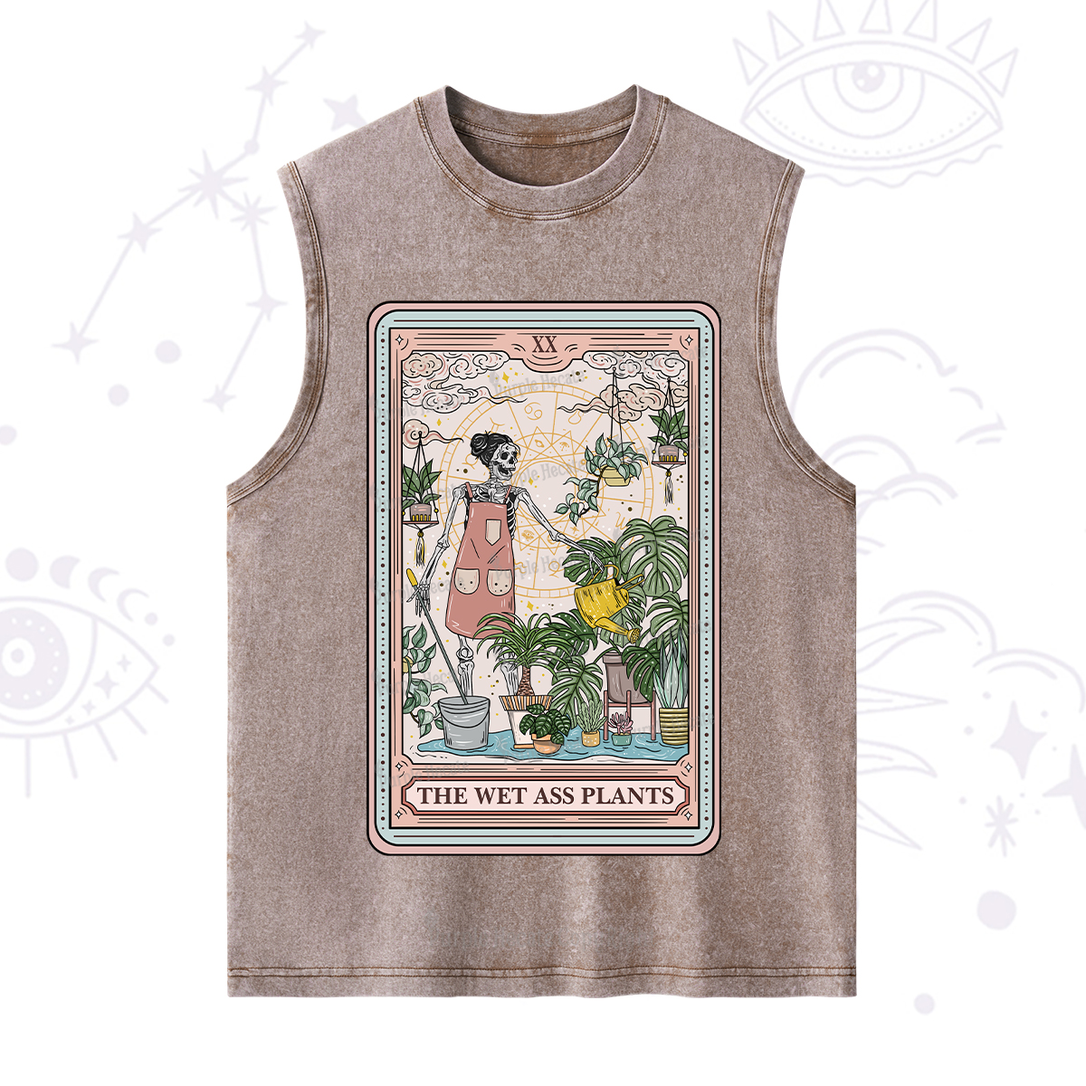 Purplehecate The Wet Ass Plants Tarot Washed Tank