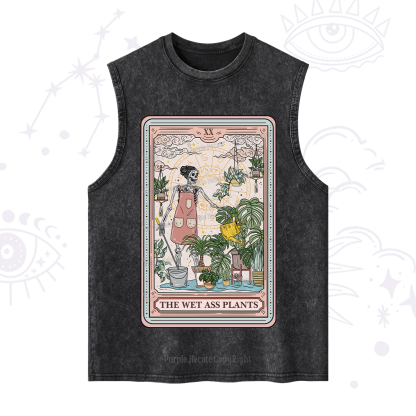 Purplehecate The Wet Ass Plants Tarot Washed Tank