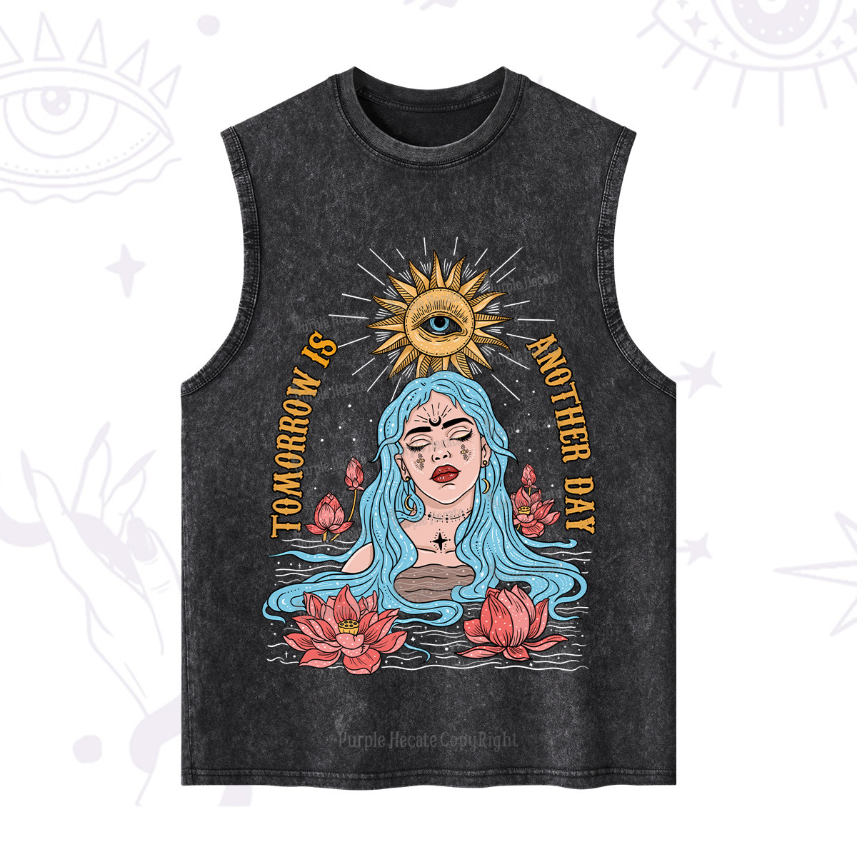 Purplehecate Tomorrow Is Another Day Washed Tank