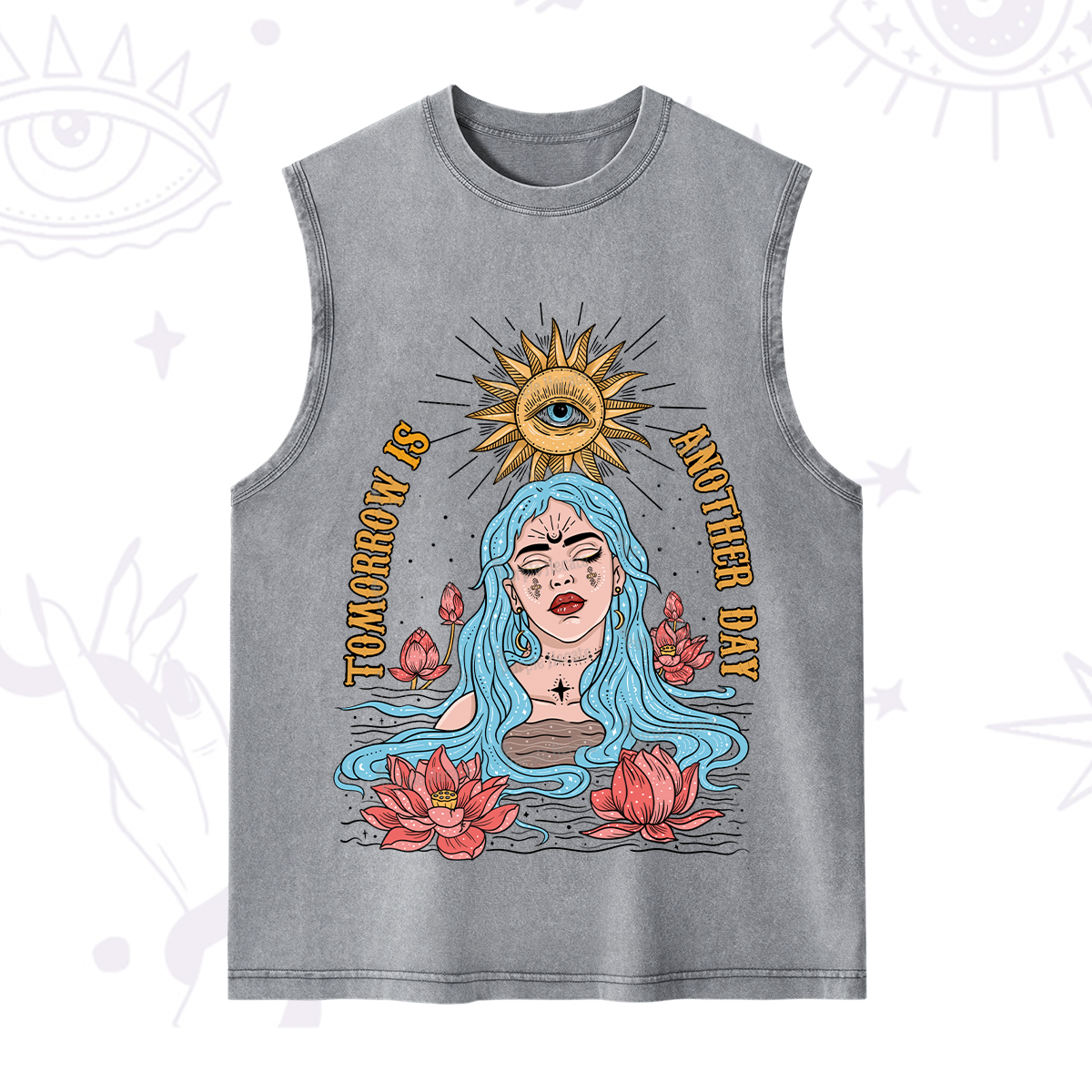 Purplehecate Tomorrow Is Another Day Washed Tank