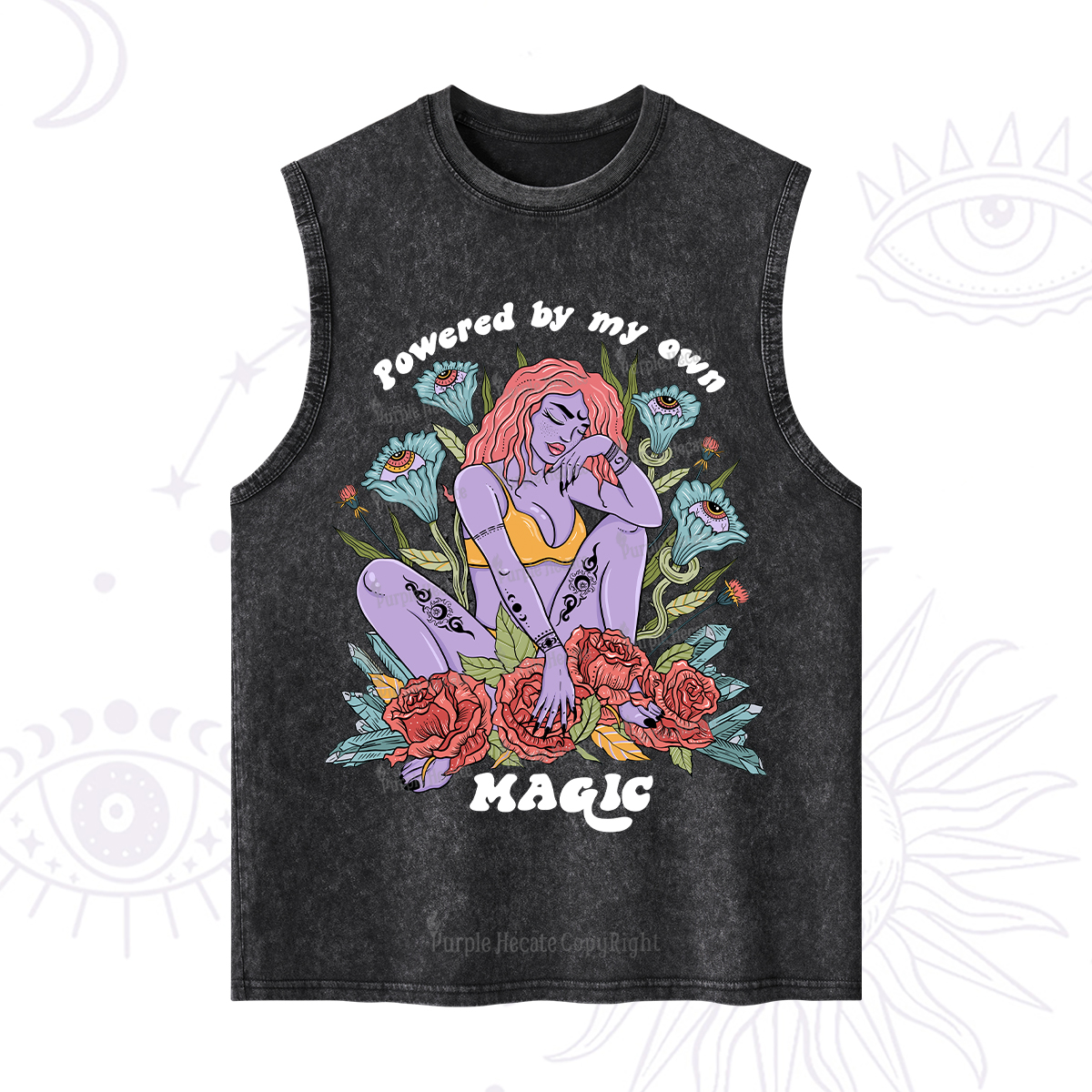 Purplehecate Powered By My Own Magic Washed Tank