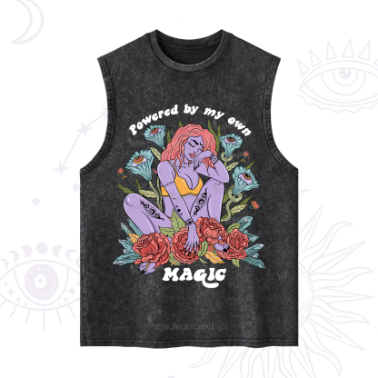 Purplehecate Powered By My Own Magic Washed Tank
