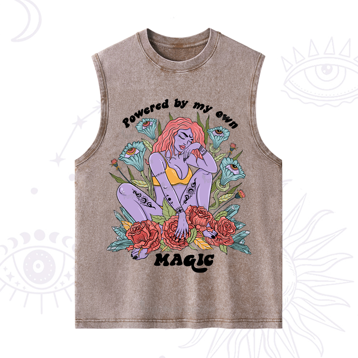 Purplehecate Powered By My Own Magic Washed Tank