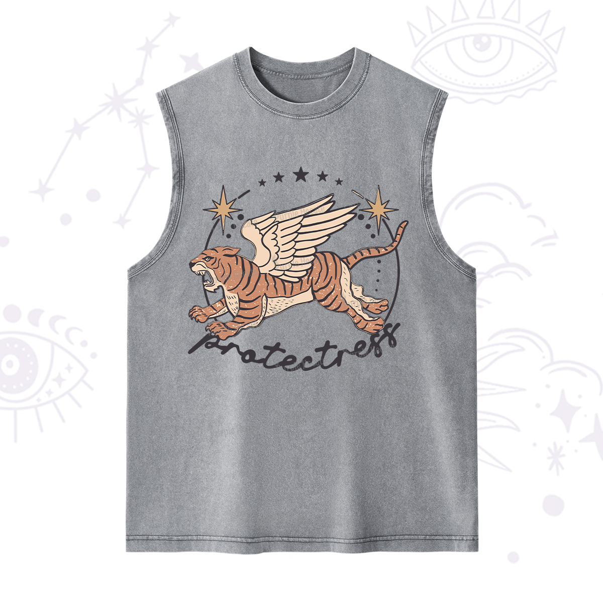 Purplehecate Protectress Washed Tank