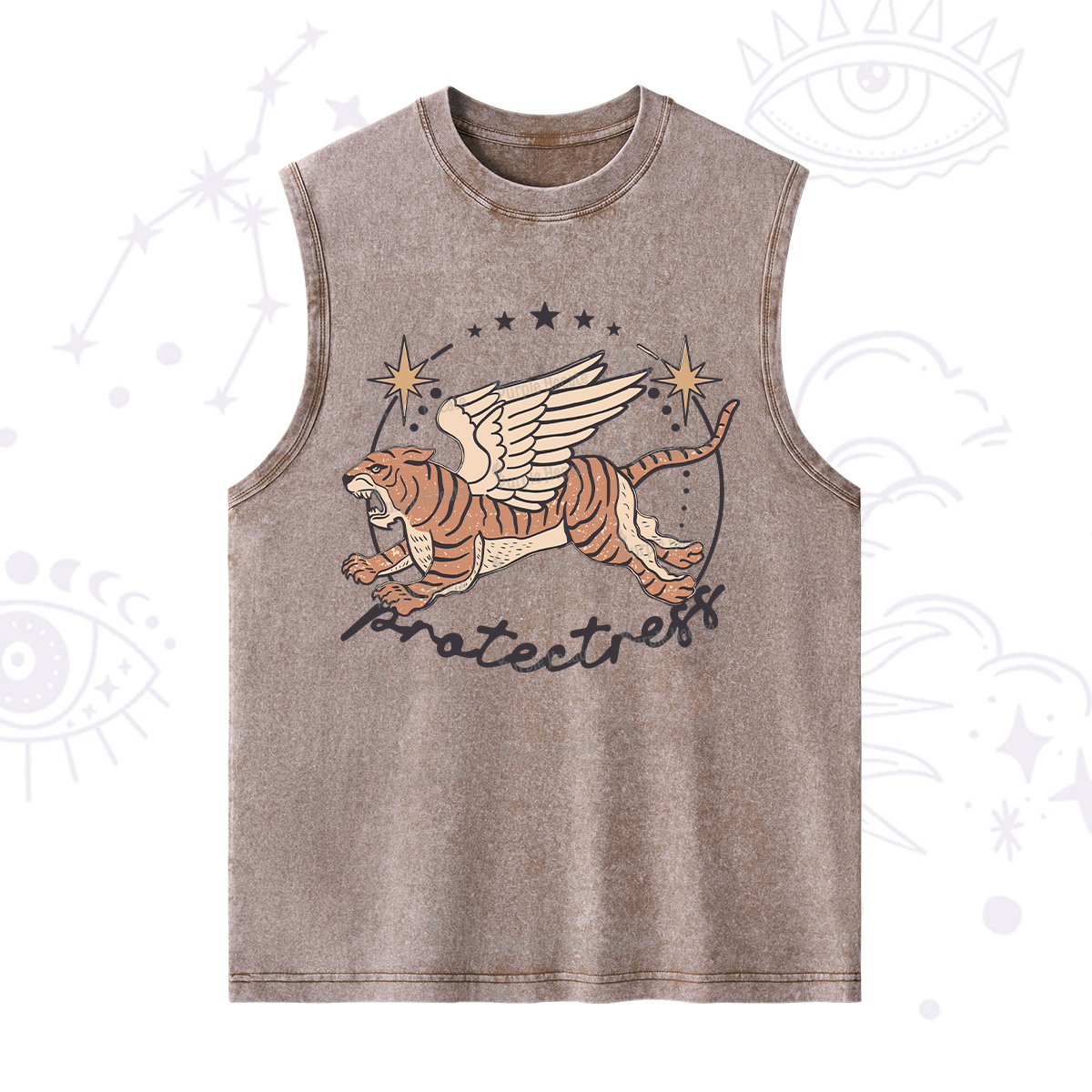Purplehecate Protectress Washed Tank