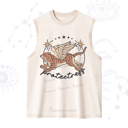 Purplehecate Protectress Washed Tank