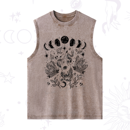 Purplehecate Reach For The Moon Washed Tank