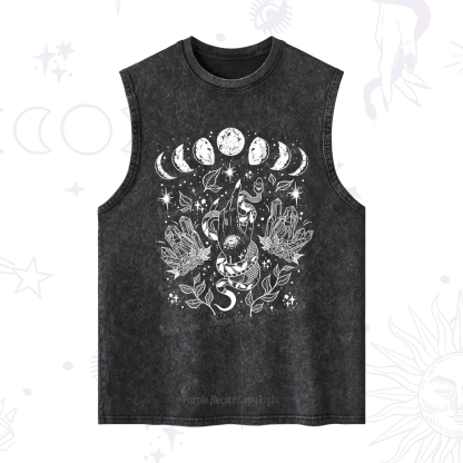 Purplehecate Reach For The Moon Washed Tank