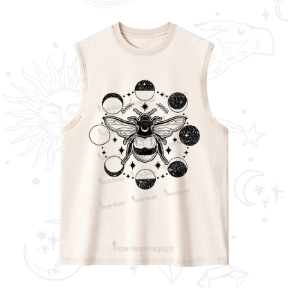 Purplehecate Moon Bee Washed Tank