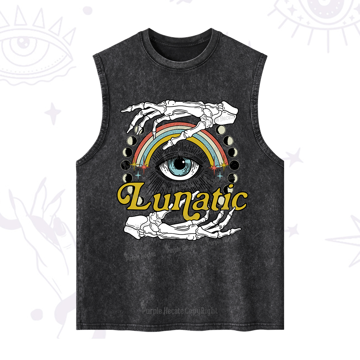 Purplehecate Lunatic Washed Tank