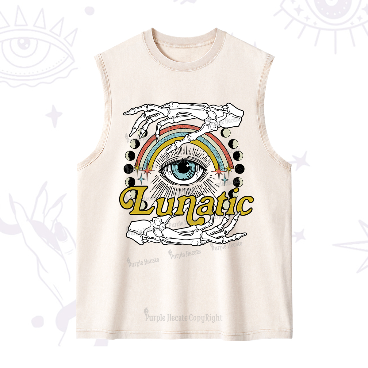 Purplehecate Lunatic Washed Tank
