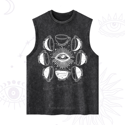 Purplehecate Moon Phase Coffee Washed Tank