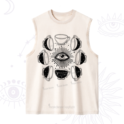 Purplehecate Moon Phase Coffee Washed Tank