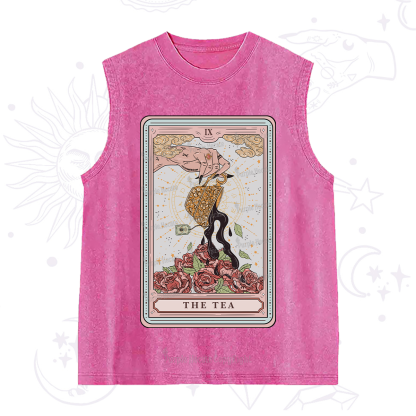 Purplehecate The Tea Food Tarot Washed Tank