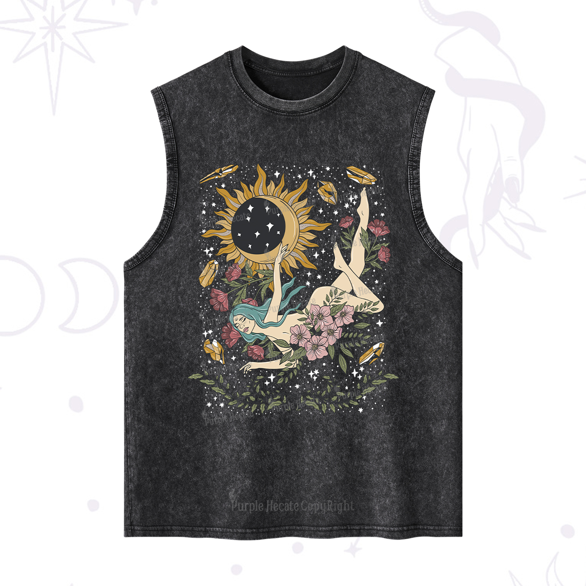 Purplehecate My Girl Your Day Will Come Washed Tank