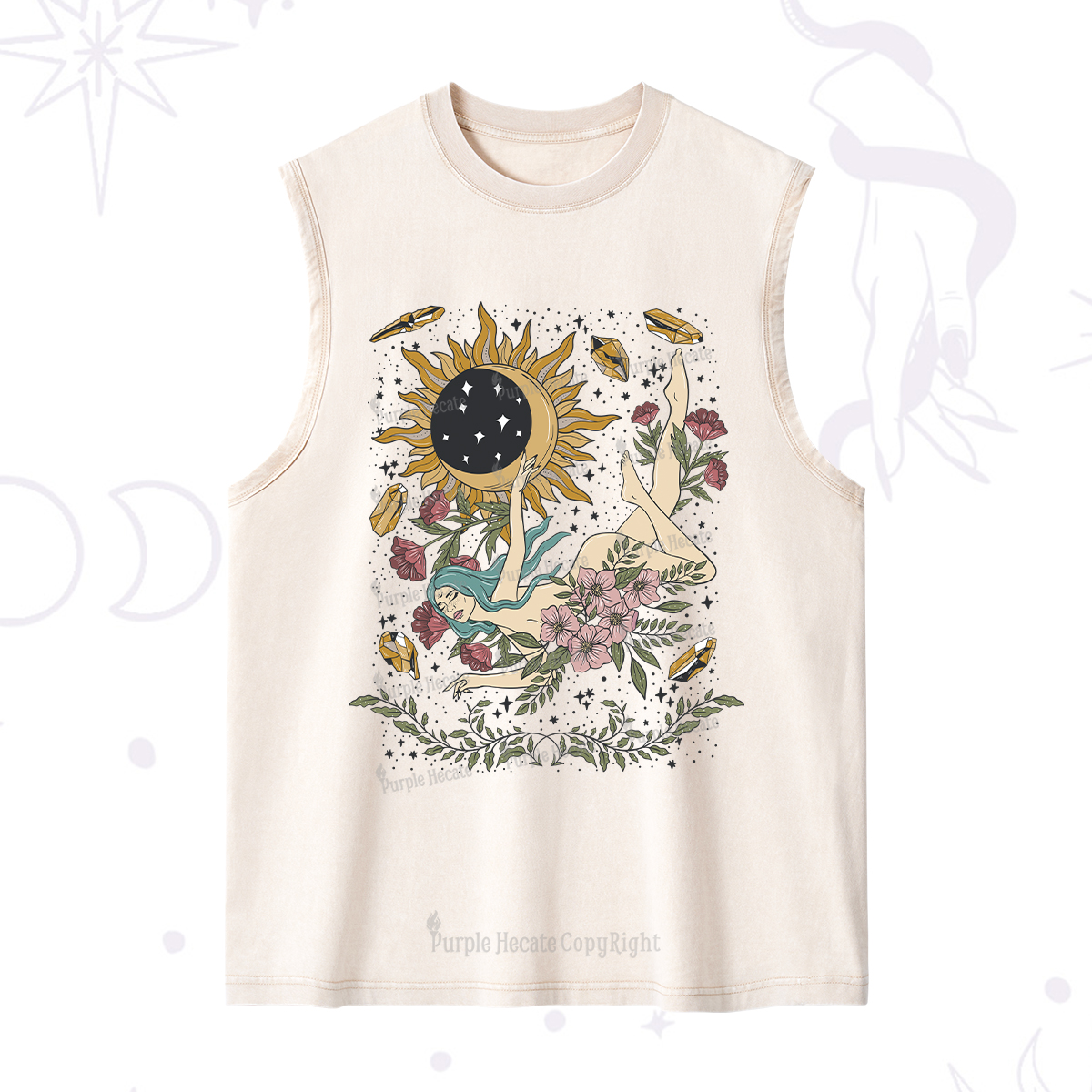 Purplehecate My Girl Your Day Will Come Washed Tank