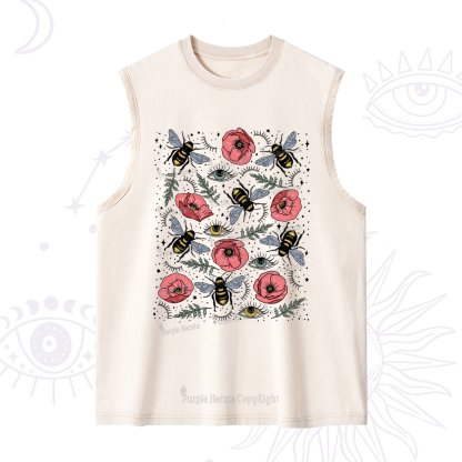 Purplehecate The Bee's Knees Washed Tank