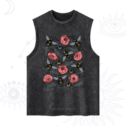 Purplehecate The Bee's Knees Washed Tank