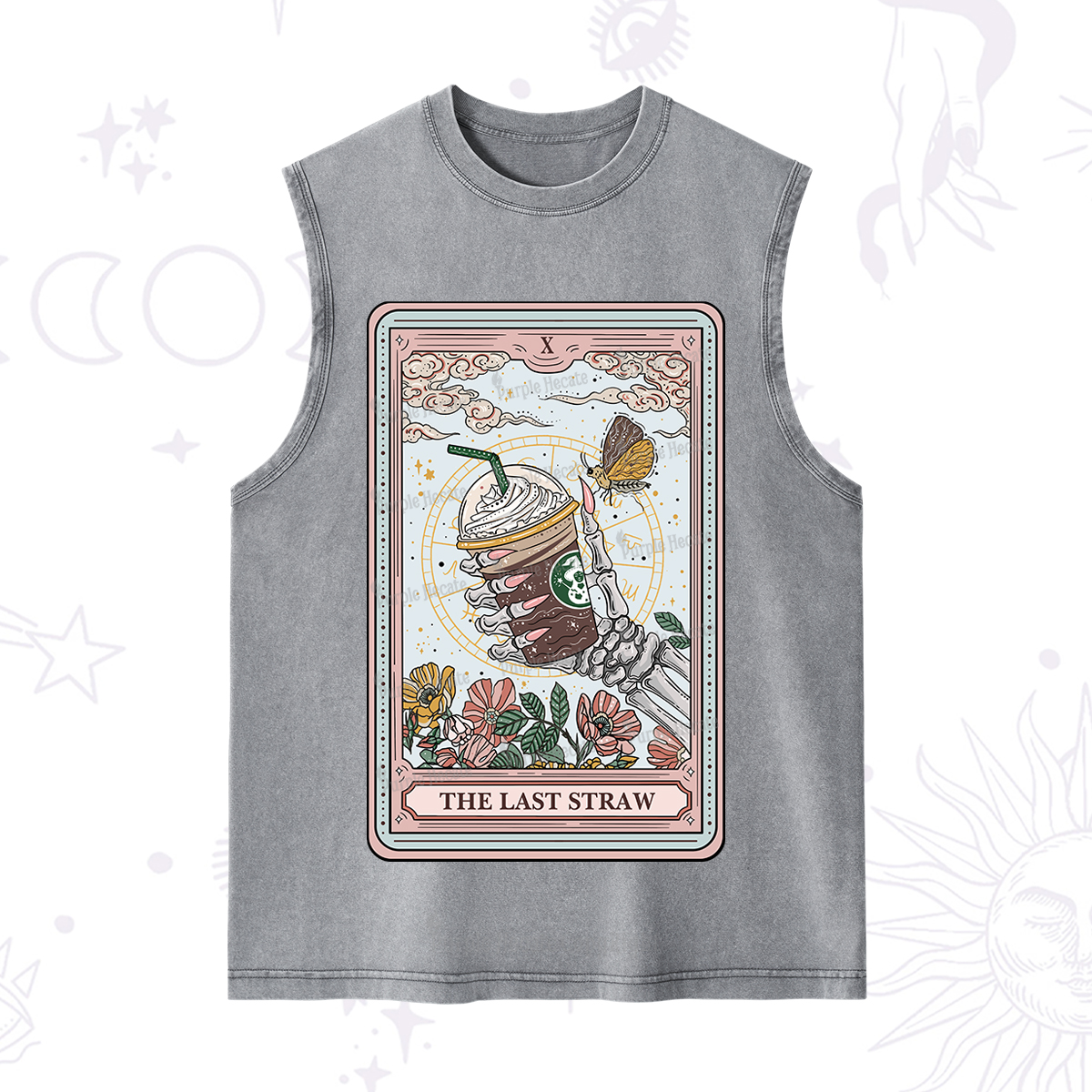 Purplehecate The Last Straw Tarot Washed Tank