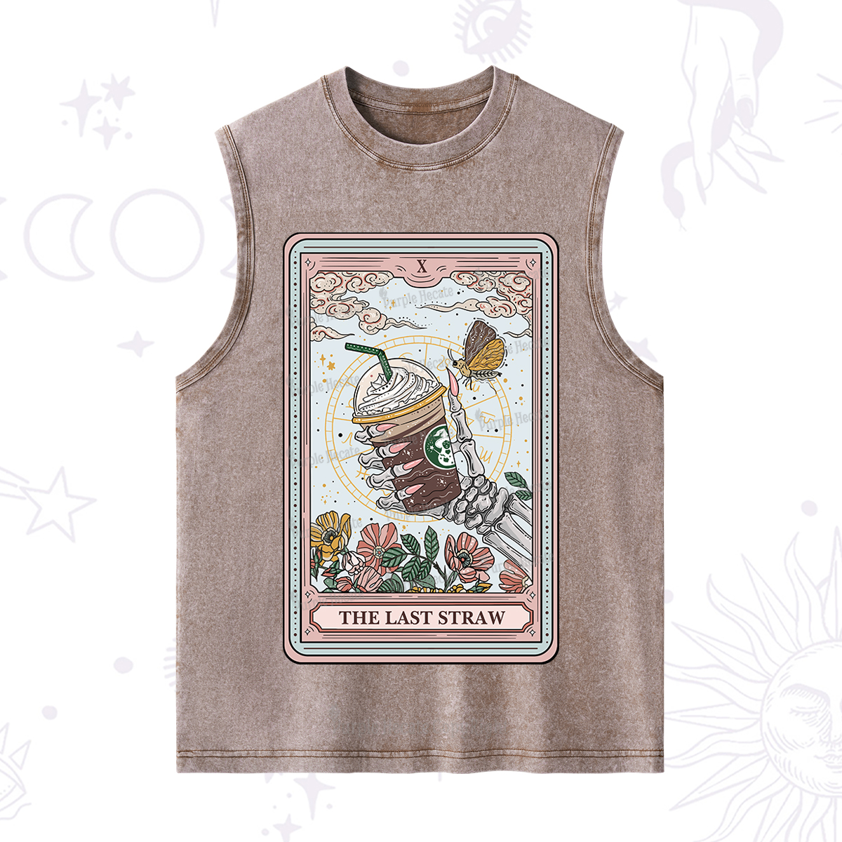 Purplehecate The Last Straw Tarot Washed Tank