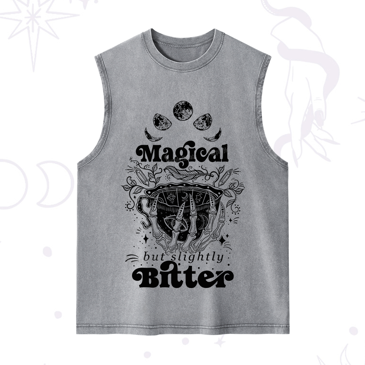 Purplehecate Magical But Slightly Bitter Washed Tank