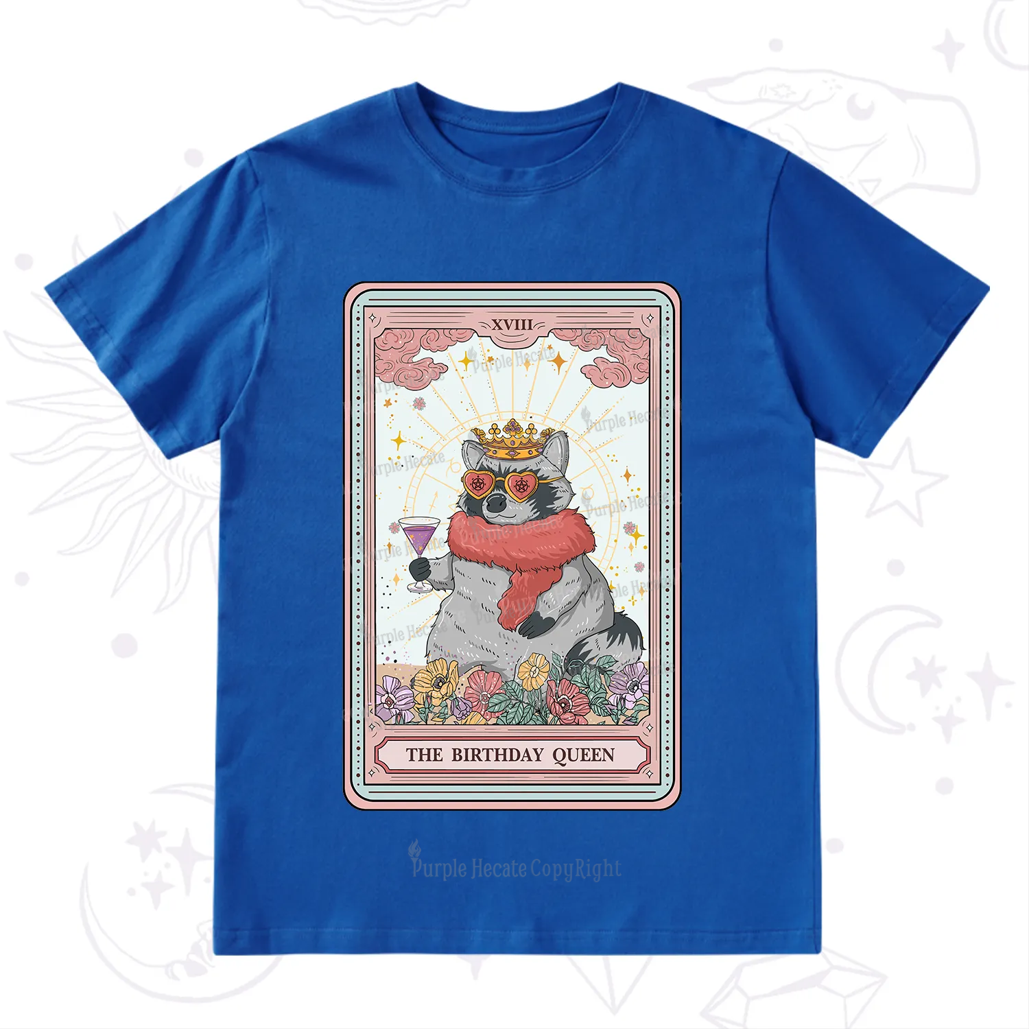 Purplehecate The Birthday Queen Tarot T-Shirt