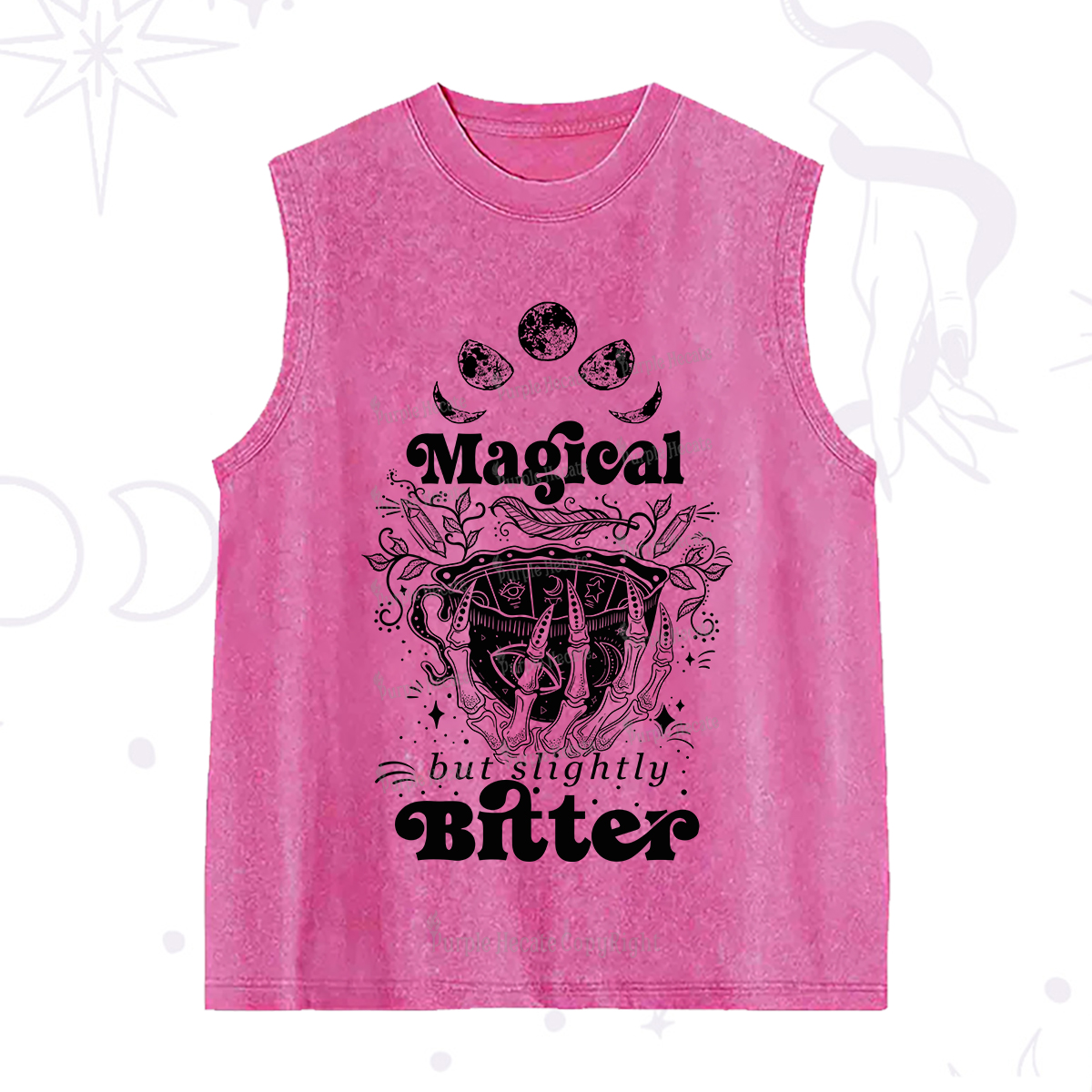 Purplehecate Magical But Slightly Bitter Washed Tank