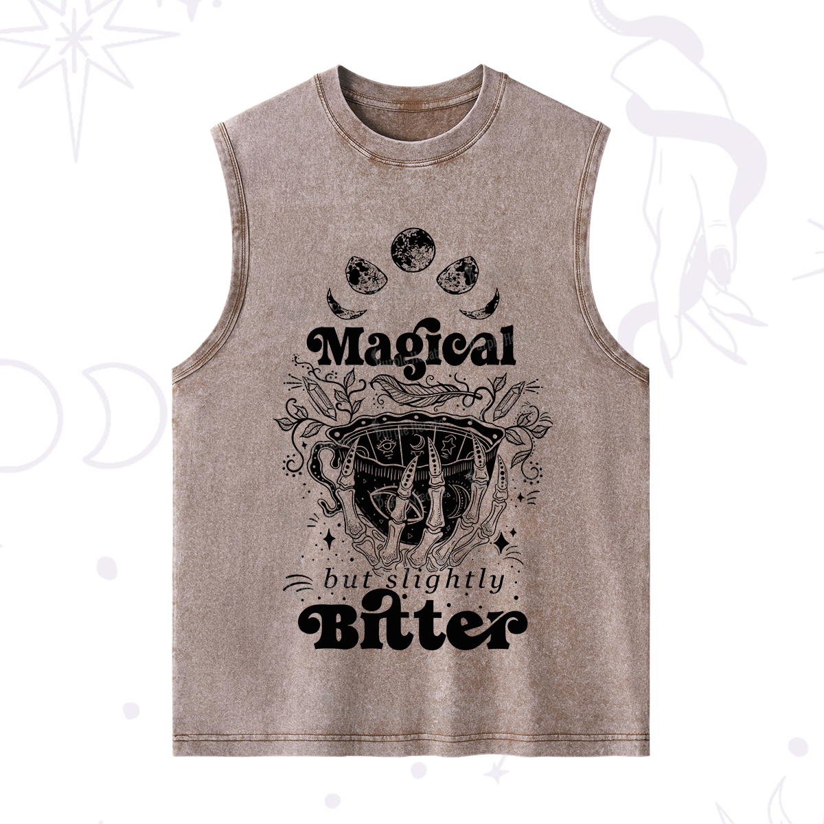 Purplehecate Magical But Slightly Bitter Washed Tank