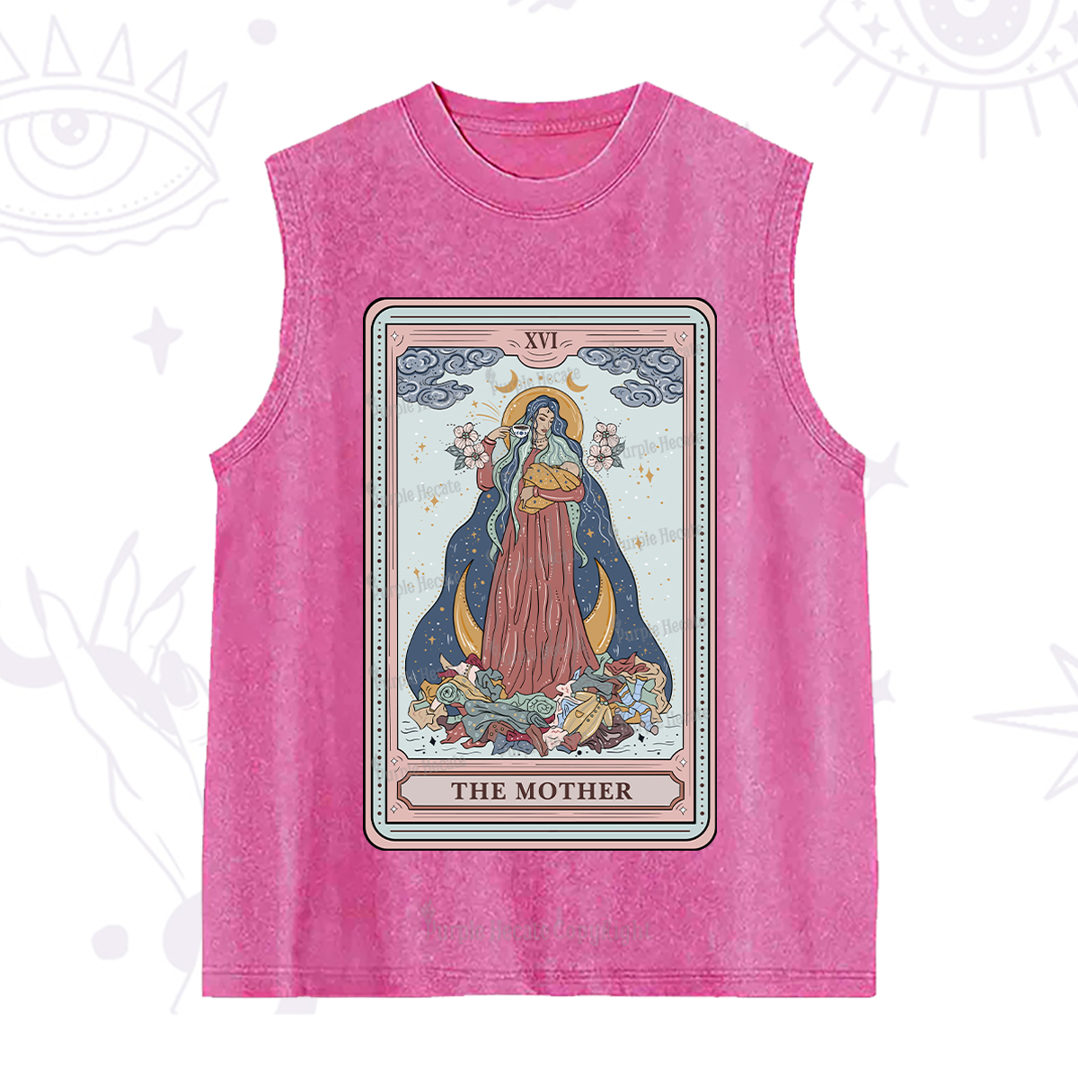 Purplehecate The Mother Tarot Washed Tank