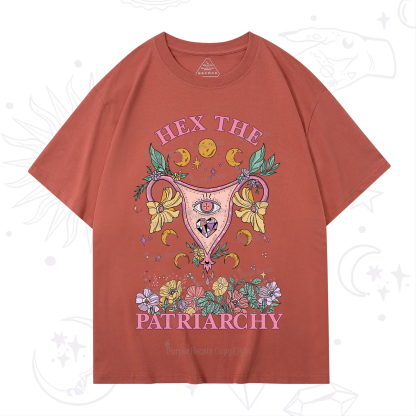 Purplehecate Hex the Patriarchy Feminist Power T-Shirt