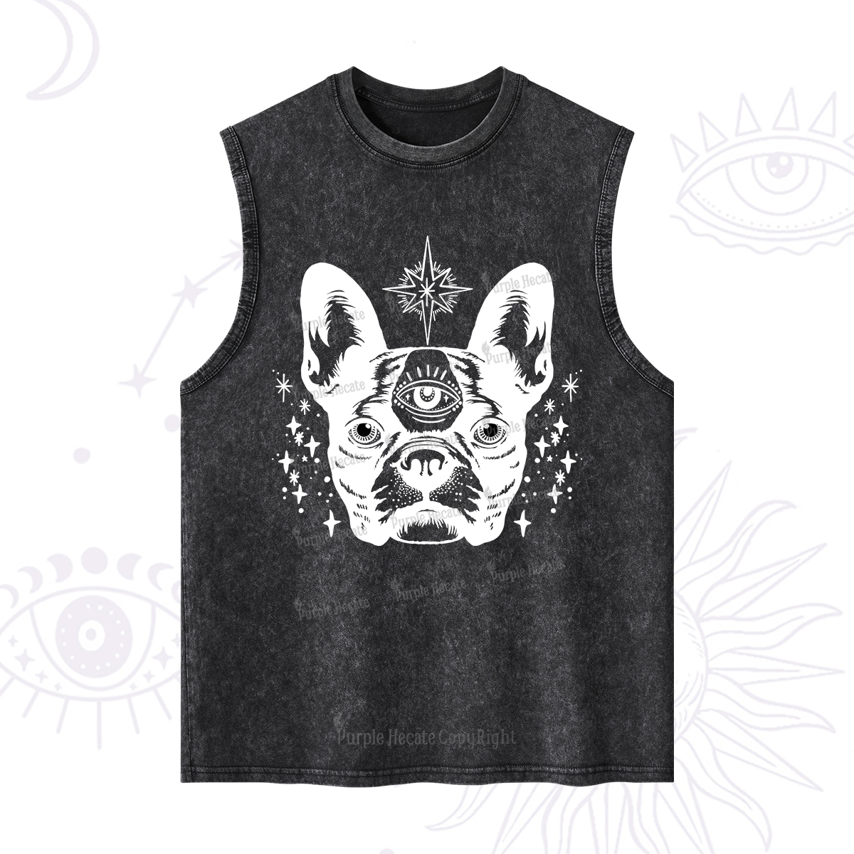 Purplehecate Like A Boss Washed Tank