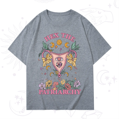 Purplehecate Hex the Patriarchy Feminist Power T-Shirt