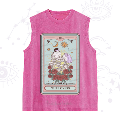 Purplehecate The Lovers Tarot Washed Tank