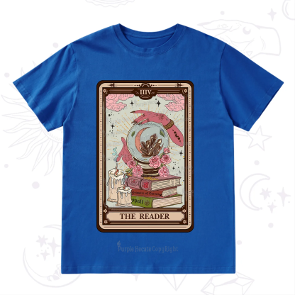 Purplehecate The Reader Tarot Witch Vibes T-Shirt