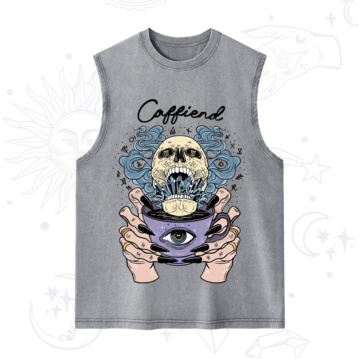 Purplehecate Caffiend Washed Tank