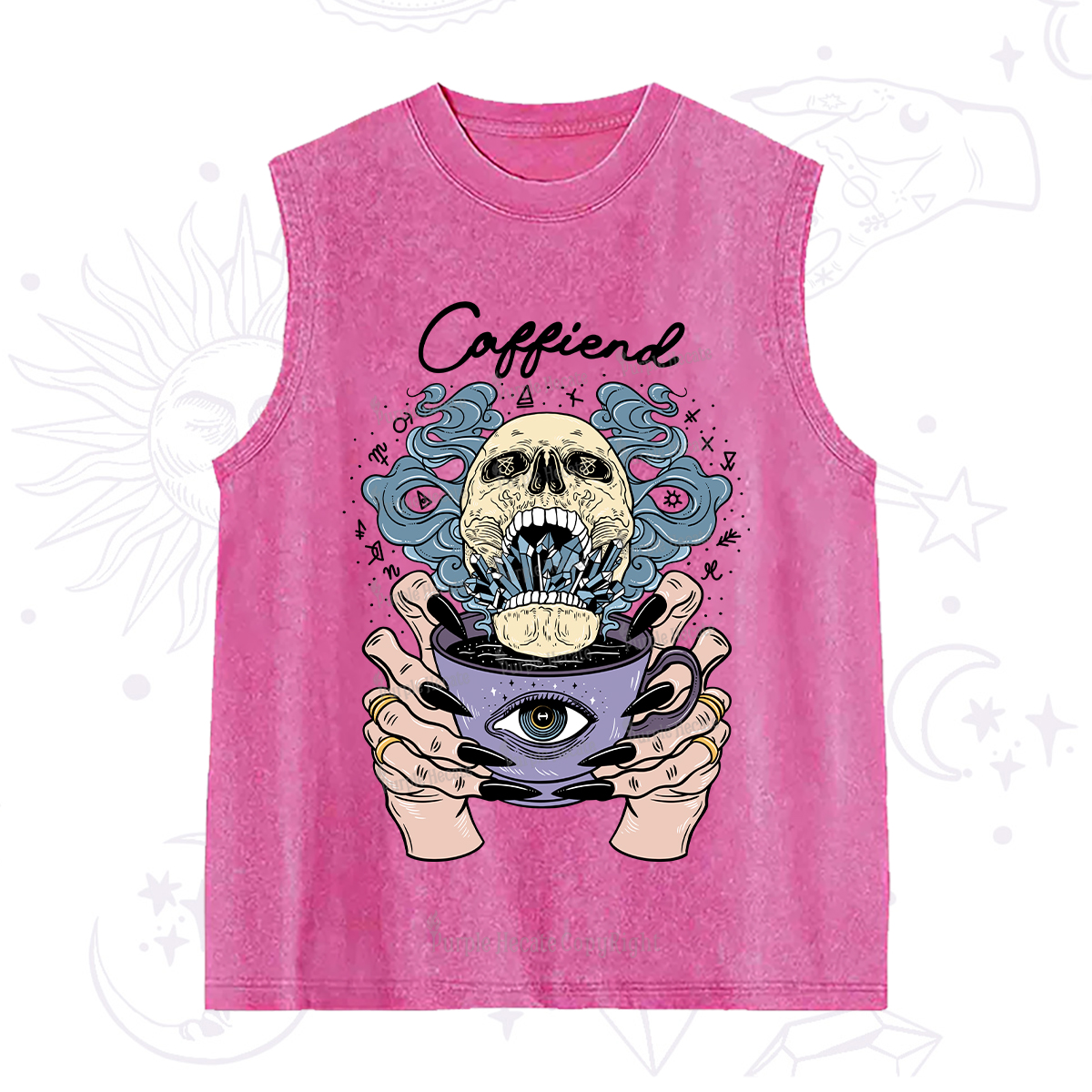 Purplehecate Caffiend Washed Tank