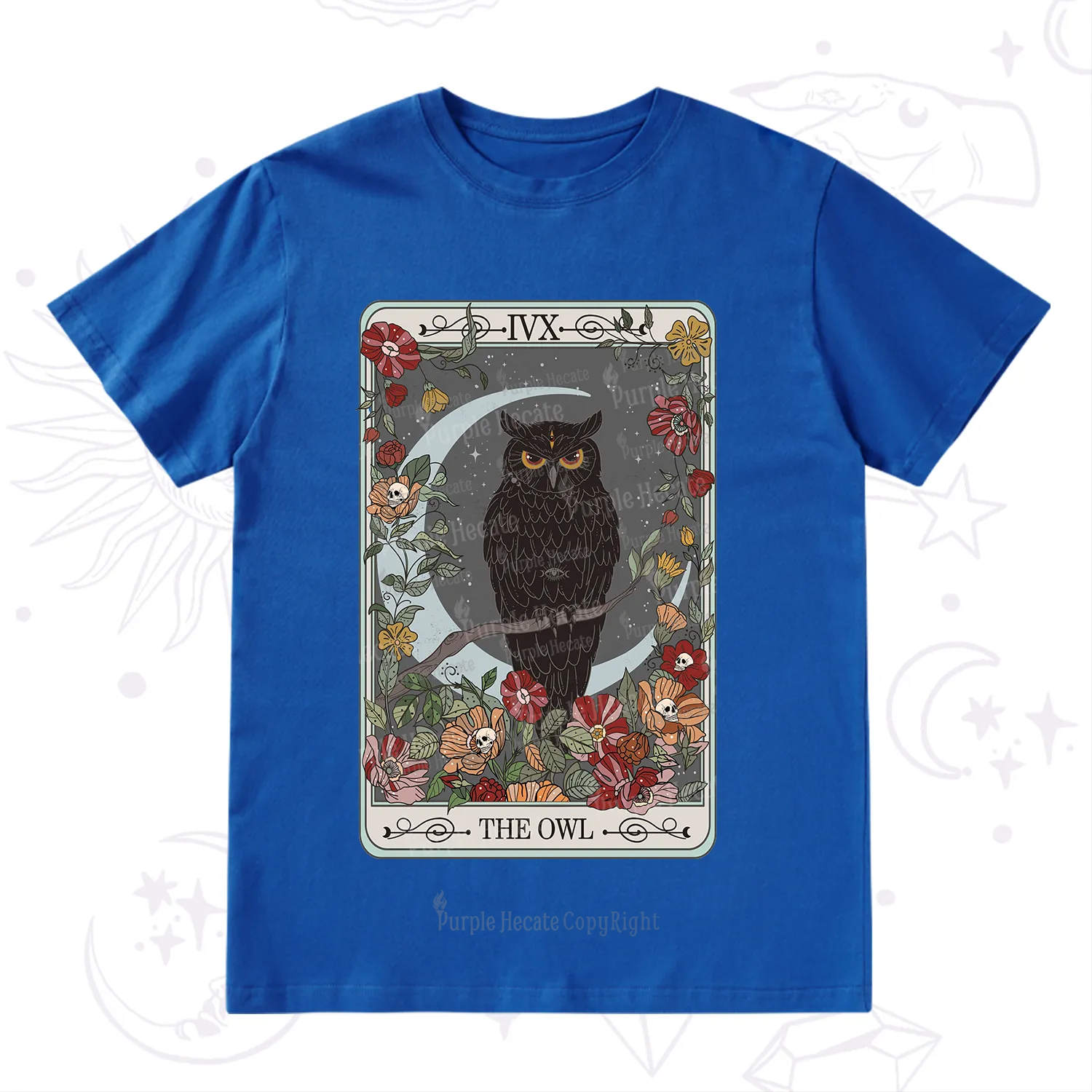 Purplehecate The Owl Tarot T-Shirt