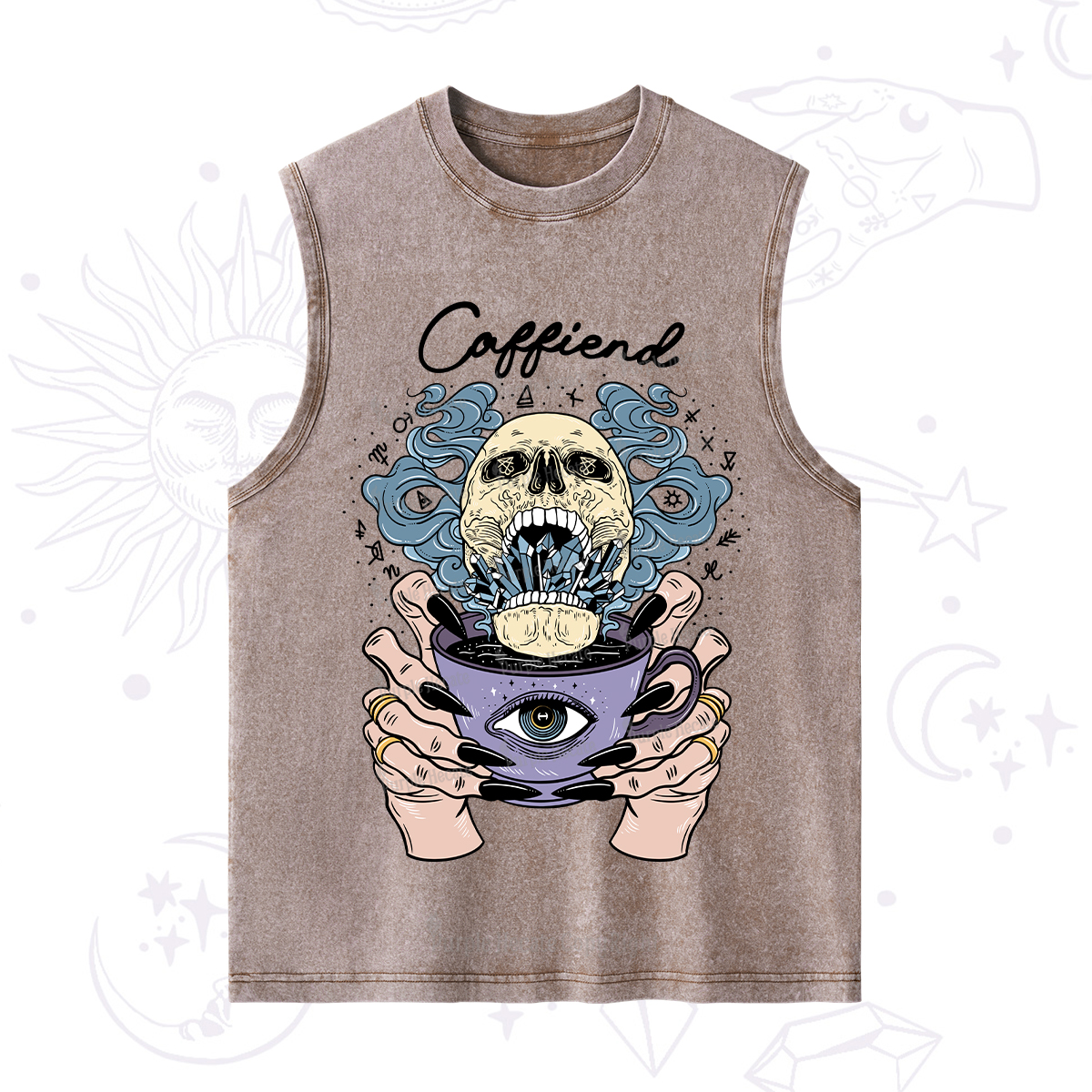 Purplehecate Caffiend Washed Tank