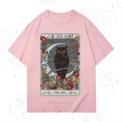 Purplehecate The Owl Tarot T-Shirt