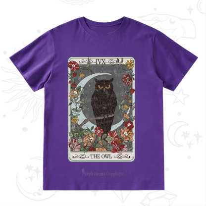 Purplehecate The Owl Tarot T-Shirt