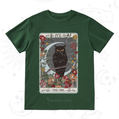 Purplehecate The Owl Tarot T-Shirt