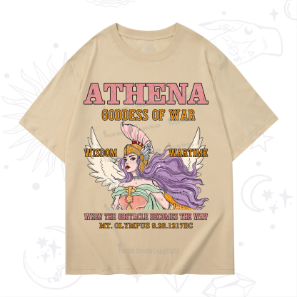 Purplehecate Wise War Goddess Athena T-Shirt